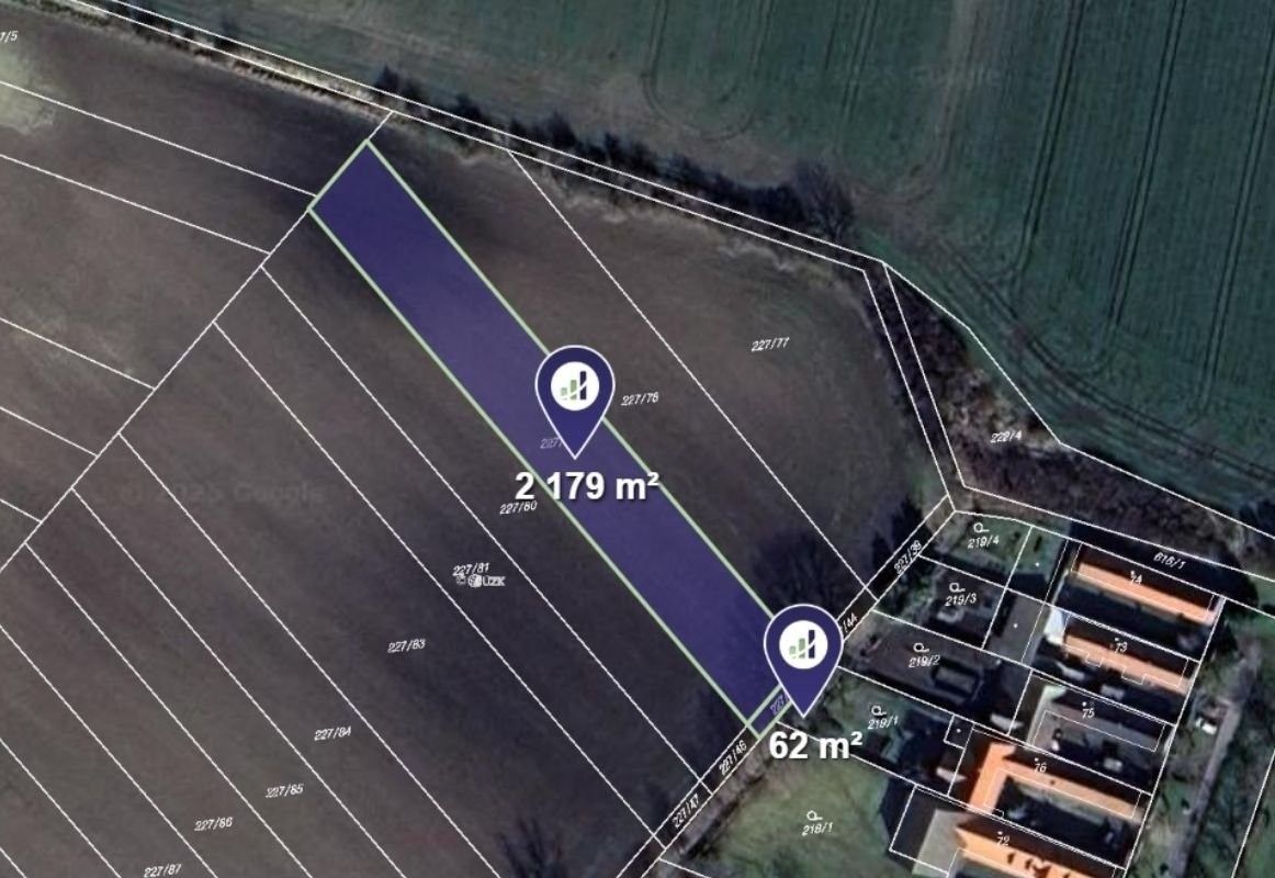 Zemědělské pozemky, Okřínek, 2 241 m²