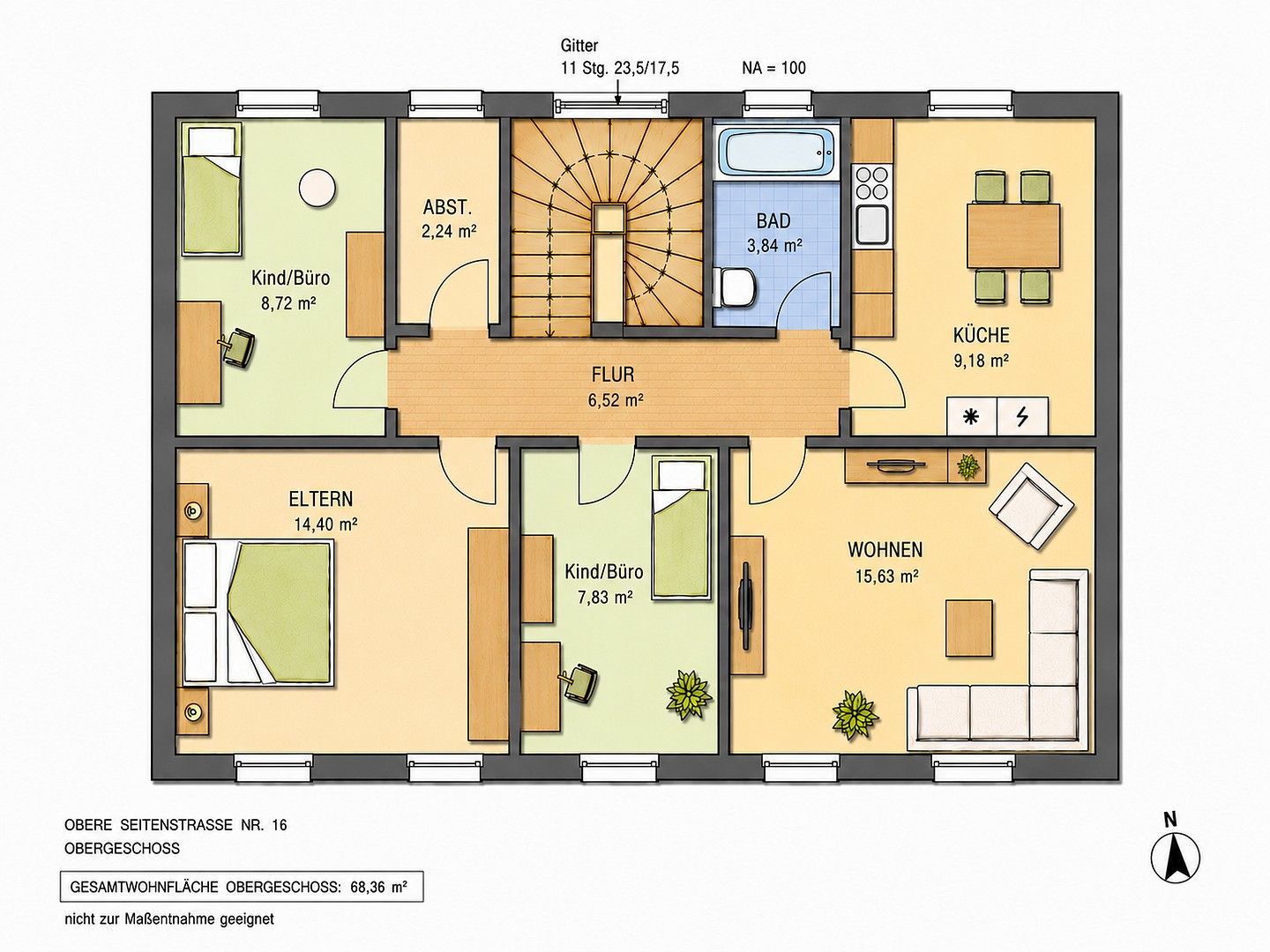 4+1, Obere Seitenstr. 16 Nürnberg Gostenhof Bayern 90429, 69 m² - 1