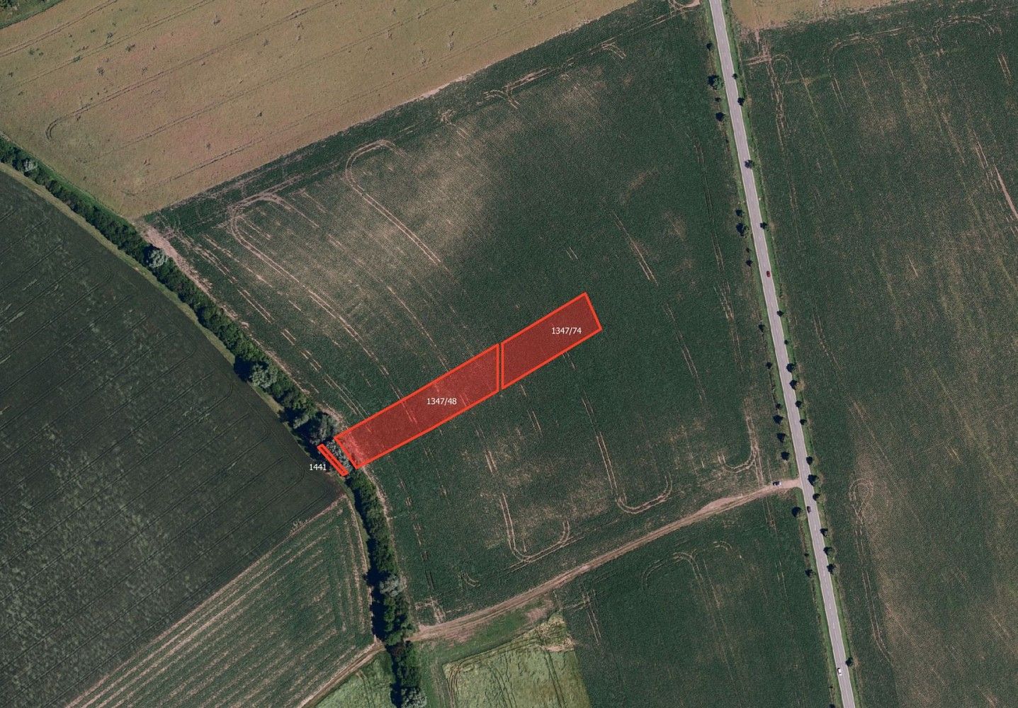 Zemědělské pozemky, Nížkovice, okres Vyškov, Jihomoravský kraj