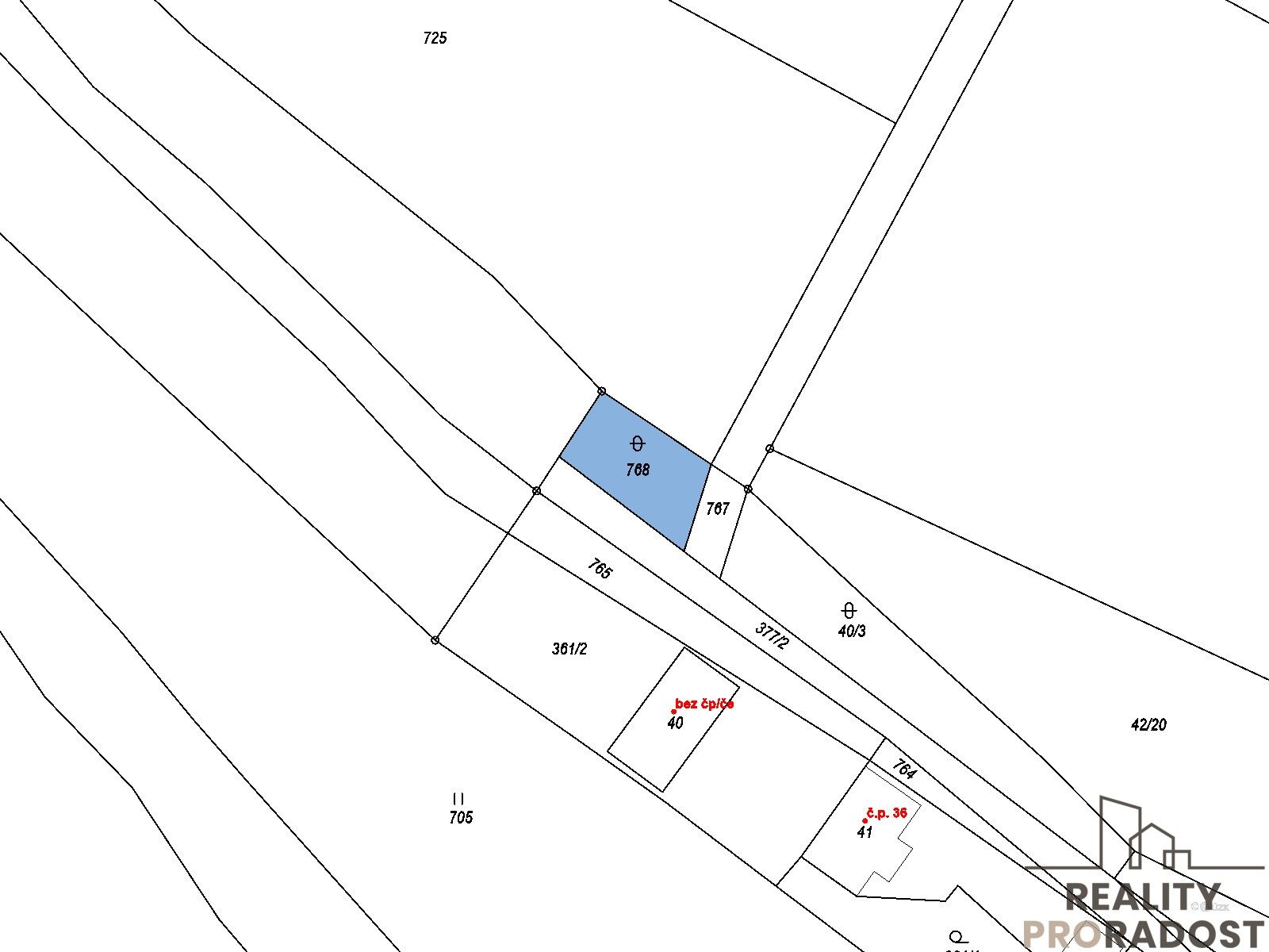 Prodej pozemek - Nestrašovice, 219 m²
