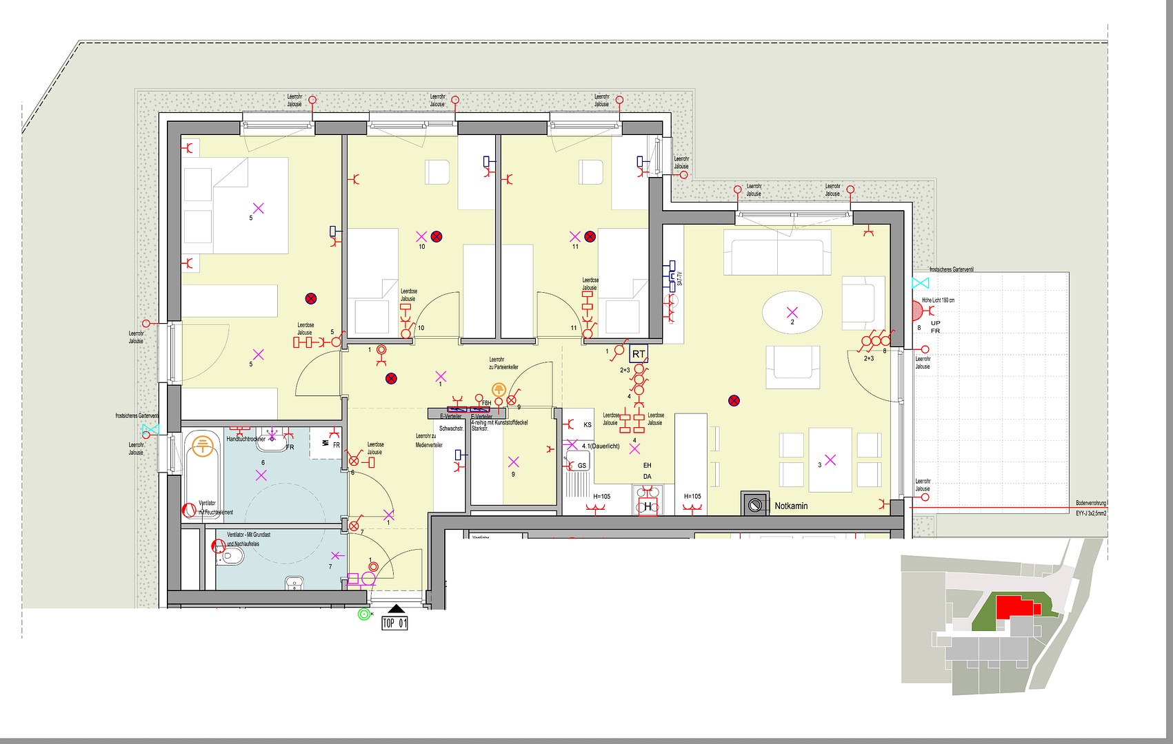 4+1, Purkersdorf Niederösterreich 3002, 88 m² - 2