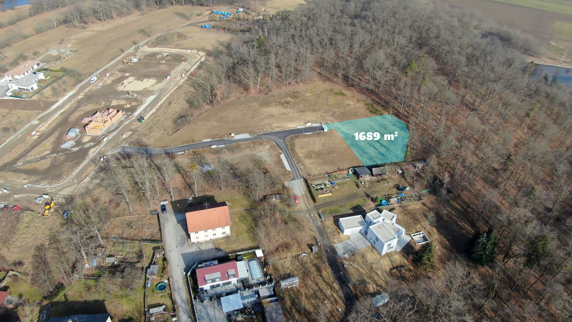Pozemek pro bydlení · 1 689 m² · Lesní, Hluboká nad Vltavou - 4