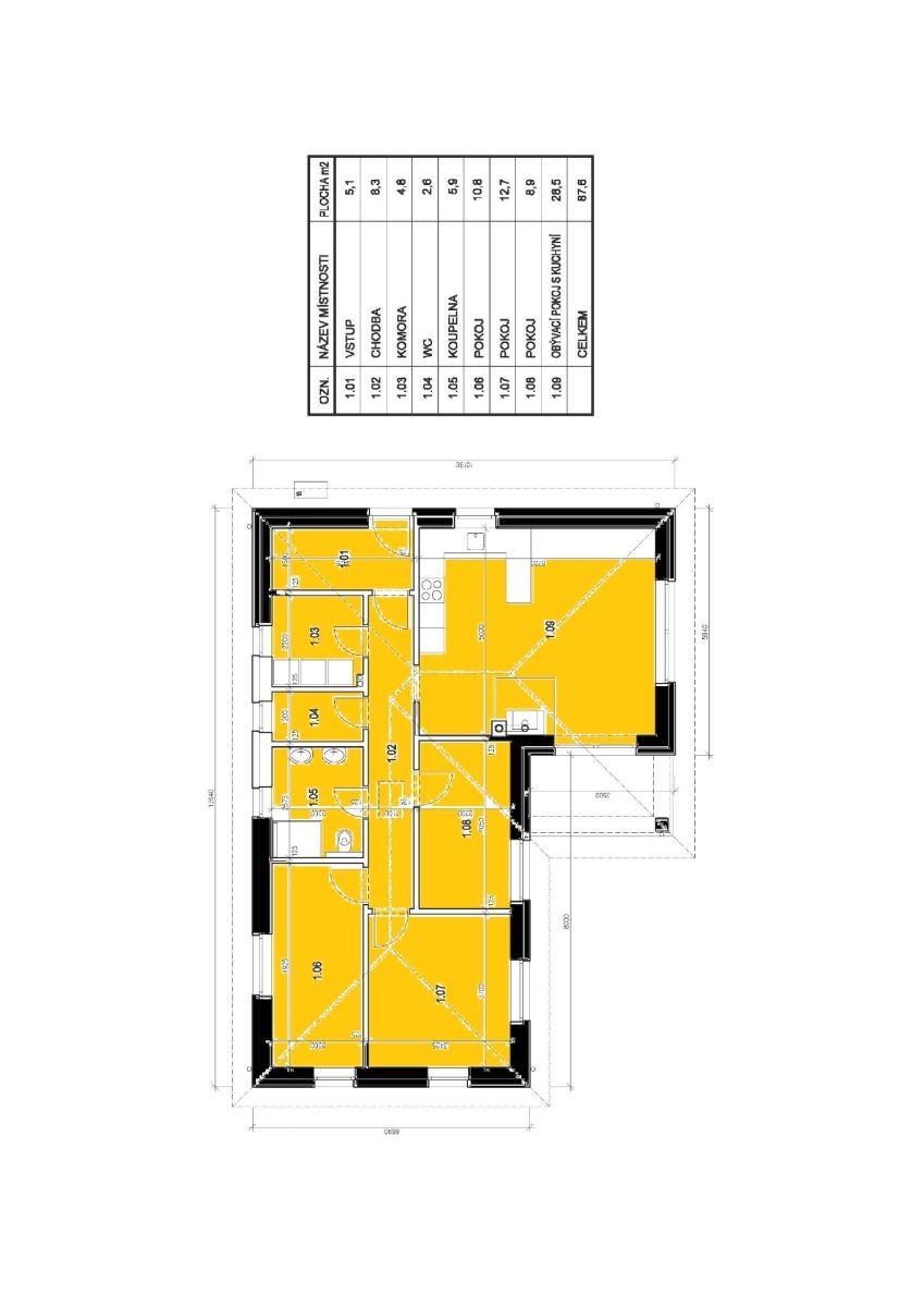 Rodinný dům · 91 m² · Doksy - Doksy u Kladna, Středočeský kraj - 4