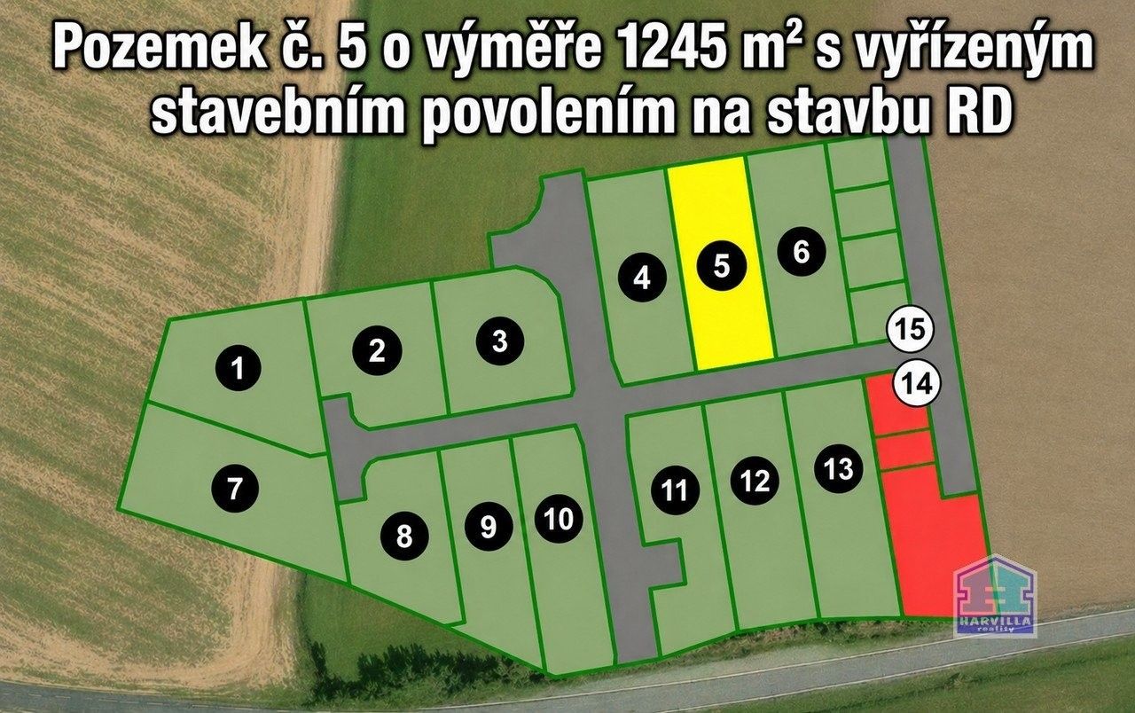 Pozemek pro bydlení, 1 245 m²
