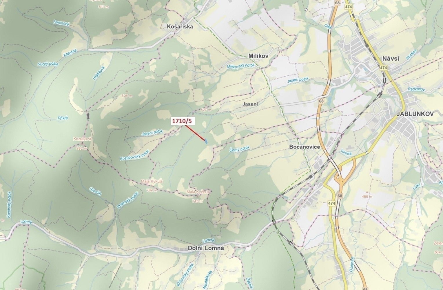 Lesy, Milíkov, okres Frýdek-Místek, Moravskoslezský kraj
