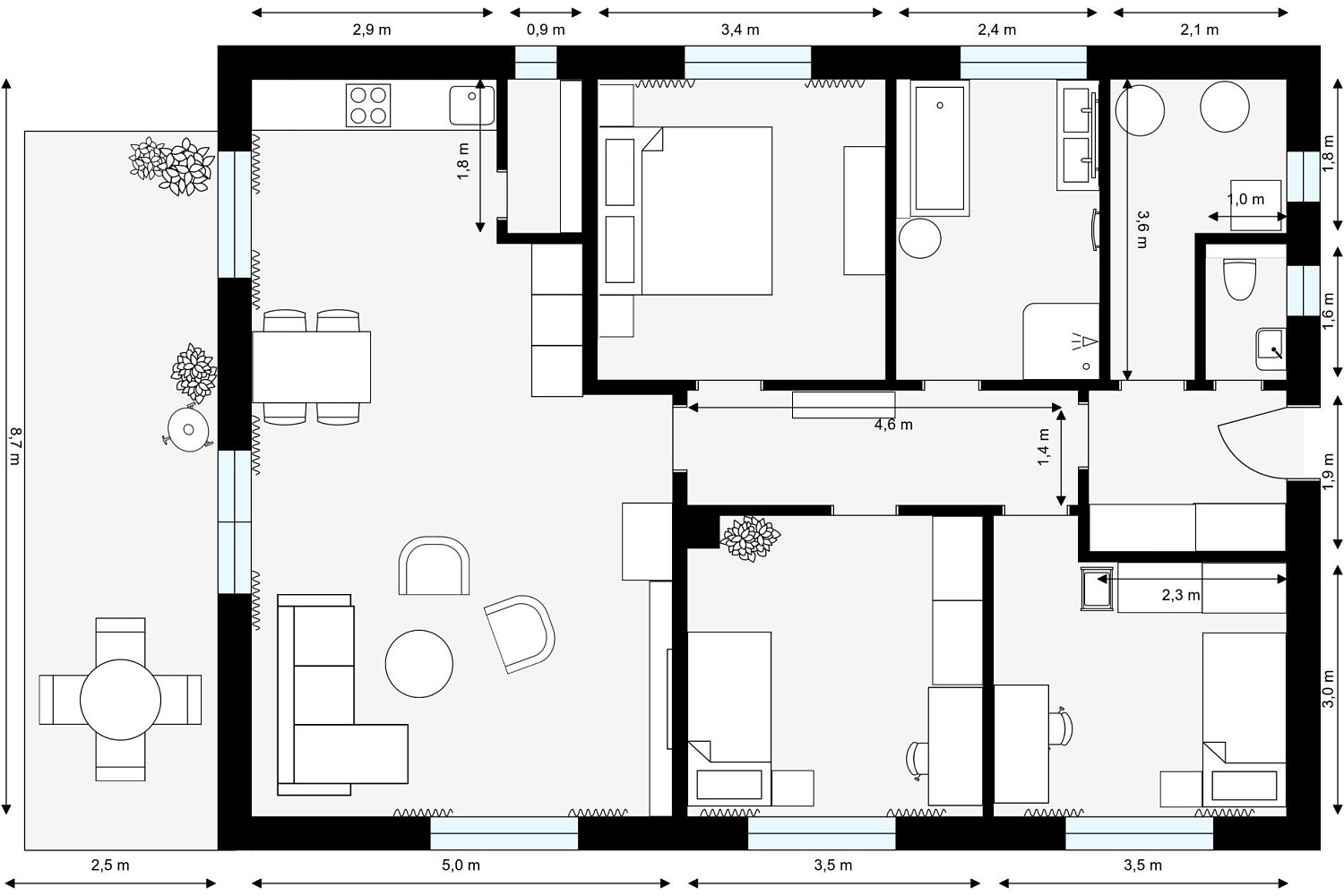Prodej rodinný dům - Blatnice, okres Plzeň-sever, 101 m² - 5