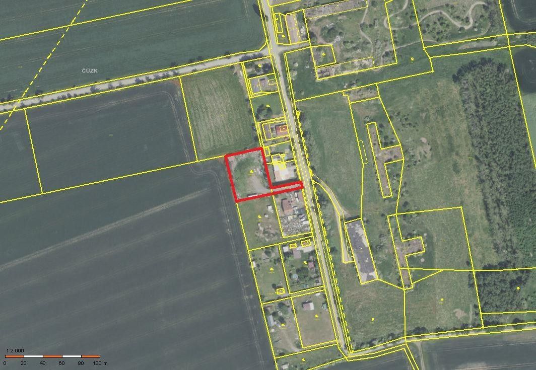 Pronájem zahrada - Hřebeč, 2 148 m²