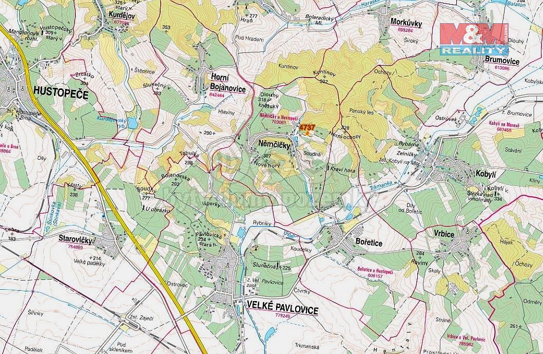 Prodej louka - Němčičky, okres Břeclav, Jihomoravský kraj - 5