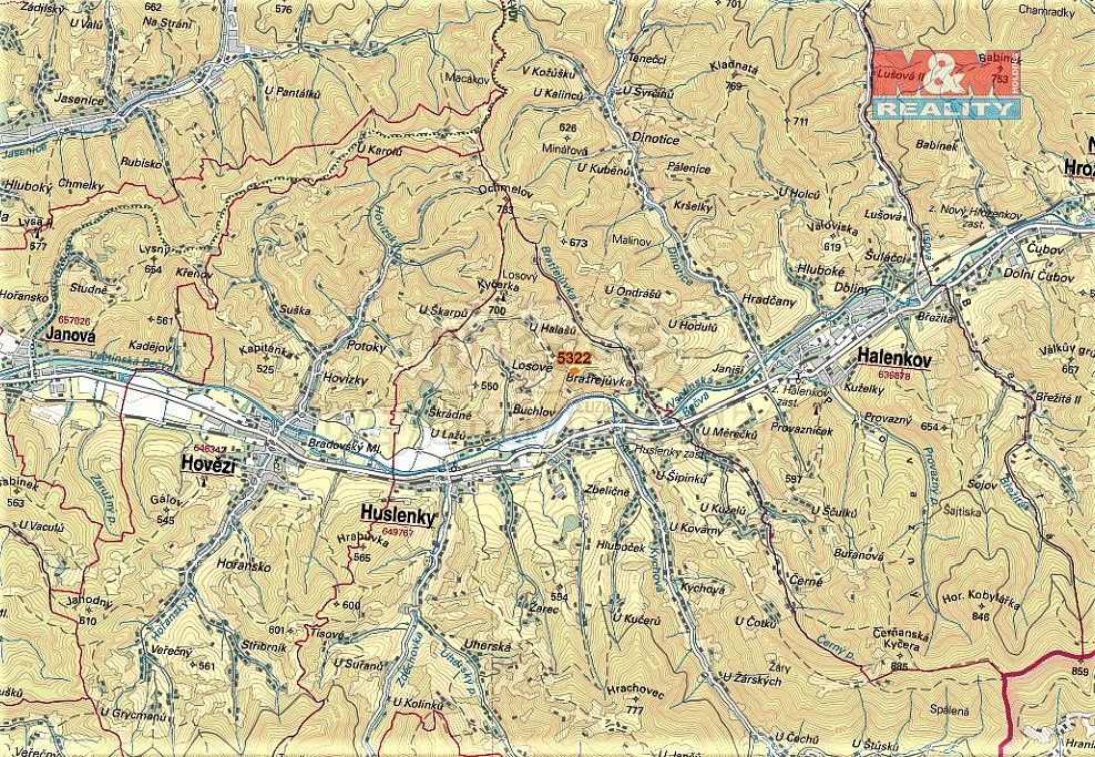 Prodej louka - Huslenky, okres Vsetín, Zlínský kraj - 5