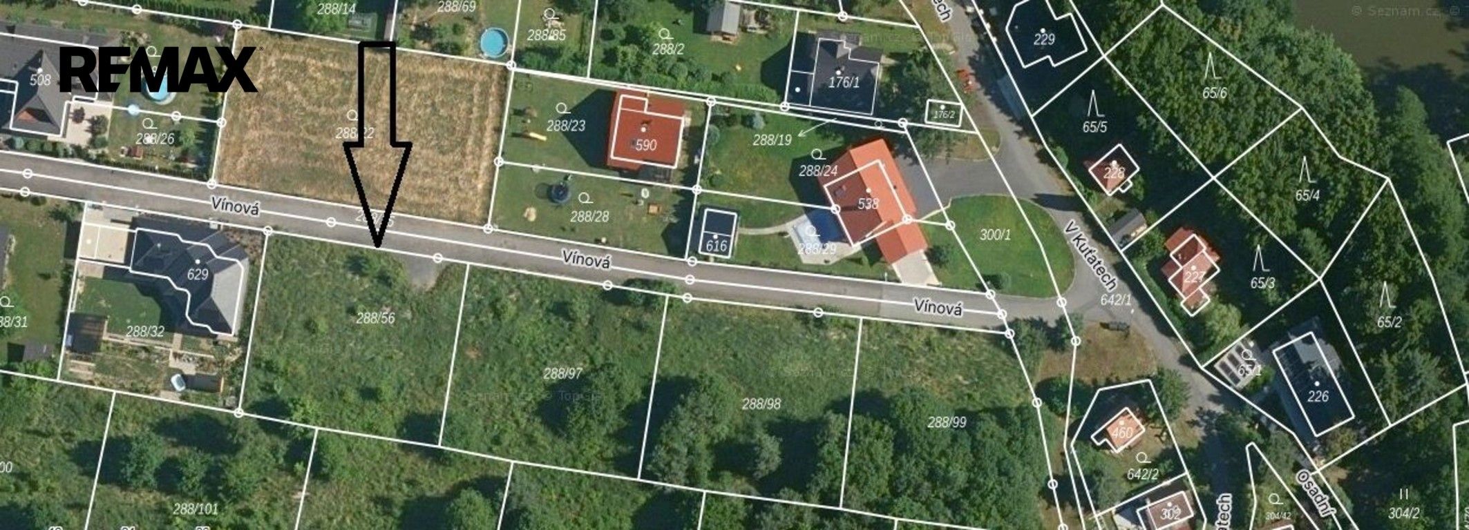 Pozemky pro bydlení, Březí, 1 000 m² - 2
