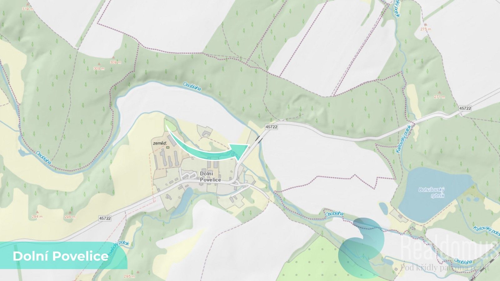 Louka · 2 008 m² · Bohušov - 3