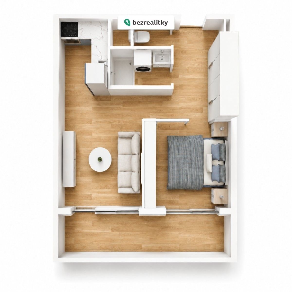 Byt 2+kk · 41 m² · Prosecká 688, Praha Prosek - 4