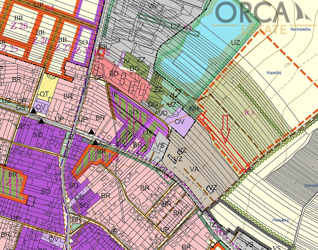 Pozemky pro bydlení, Vranovice, okres Brno-venkov, Jihomoravský kraj - 2