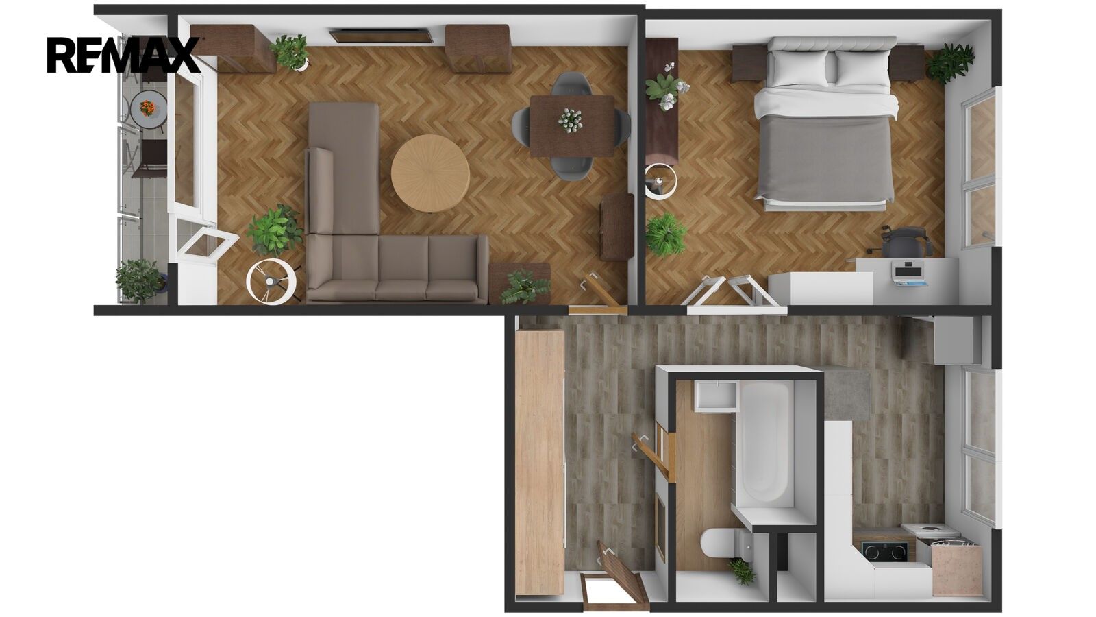 Byt 2+1 · 52 m² · Jaroslava Průchy 2892, Most - 4