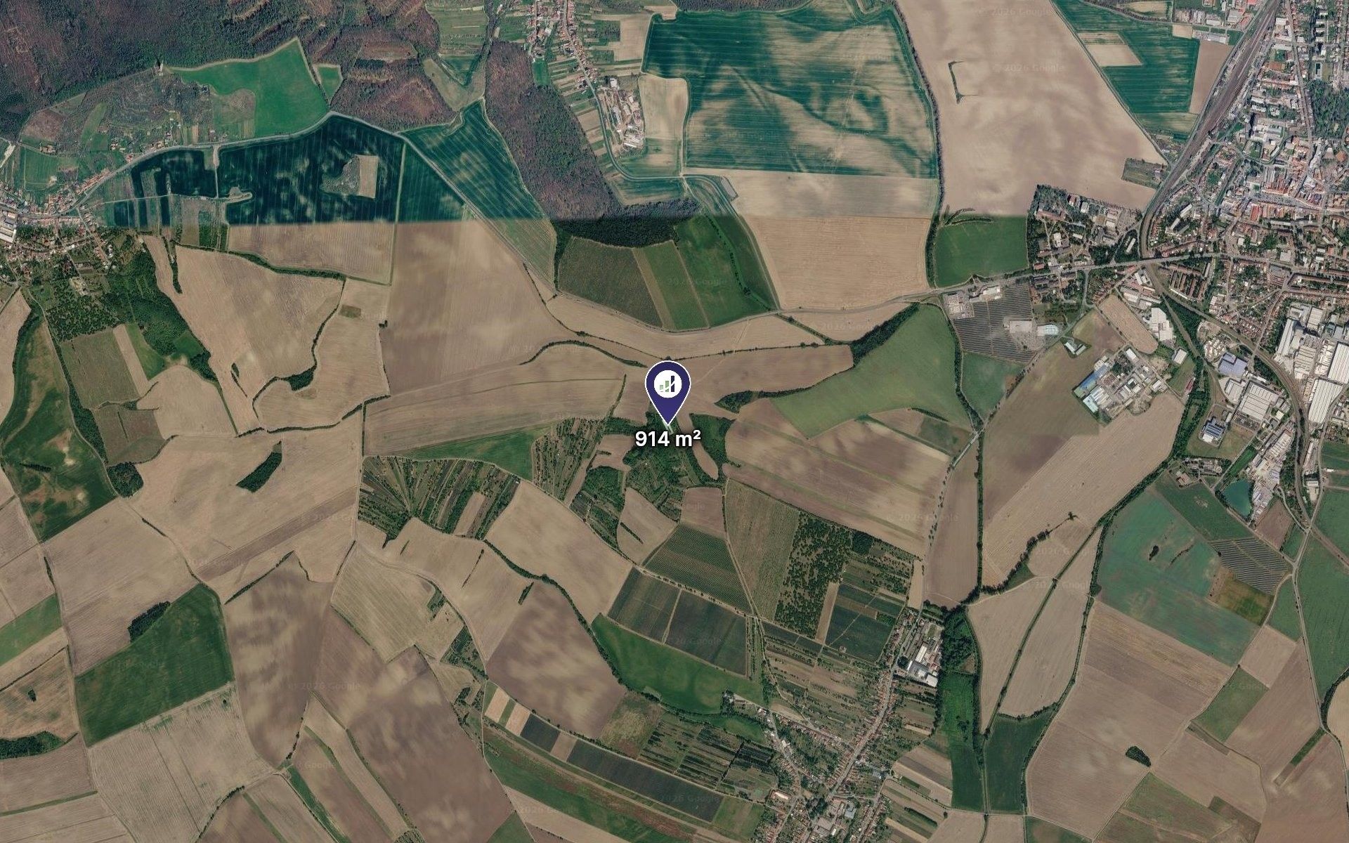 Zemědělské pozemky, Svatobořice-Mistřín, 914 m² - 2