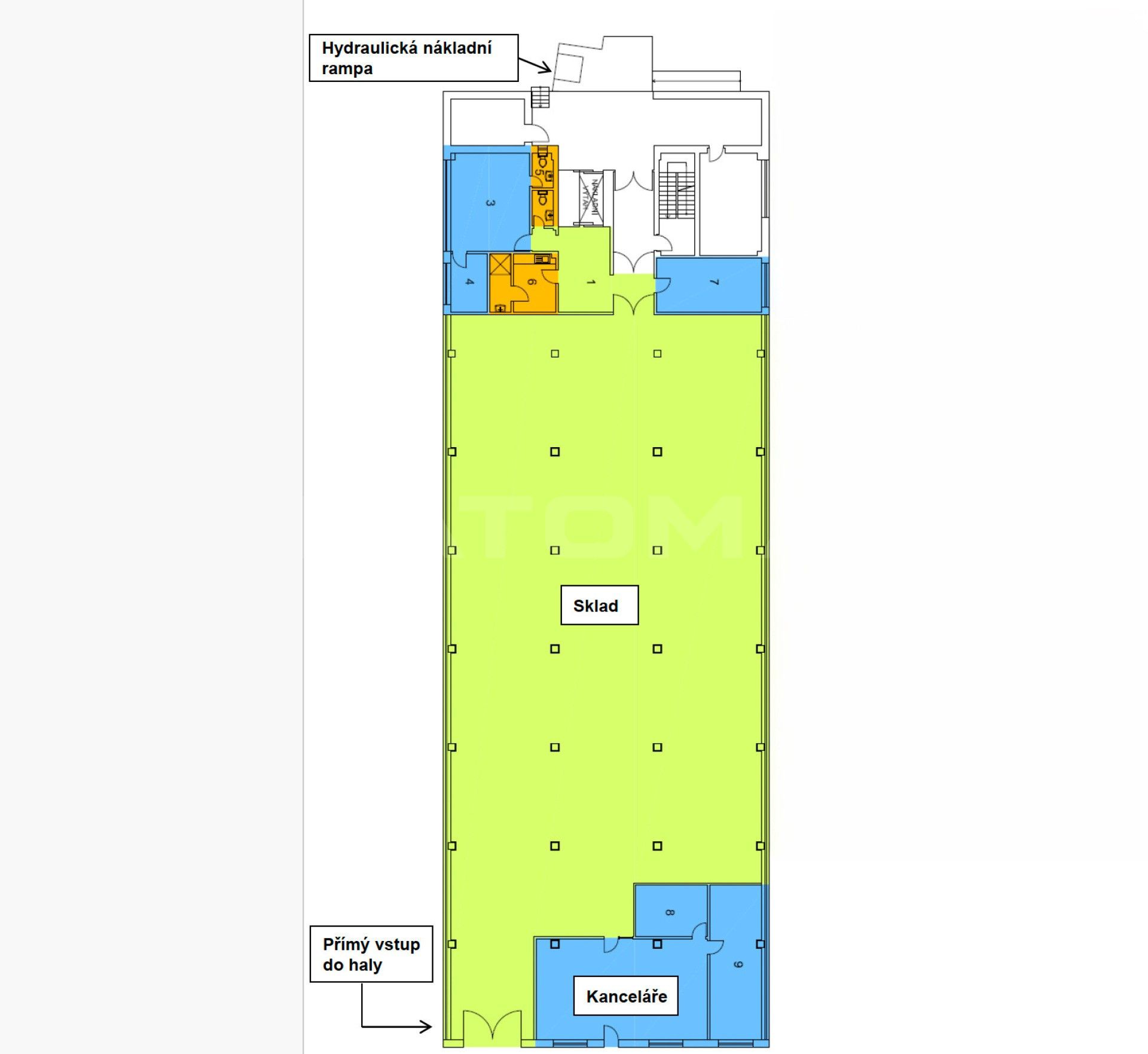 Sklad · 903 m² · Ve žlíbku, Praha - 3