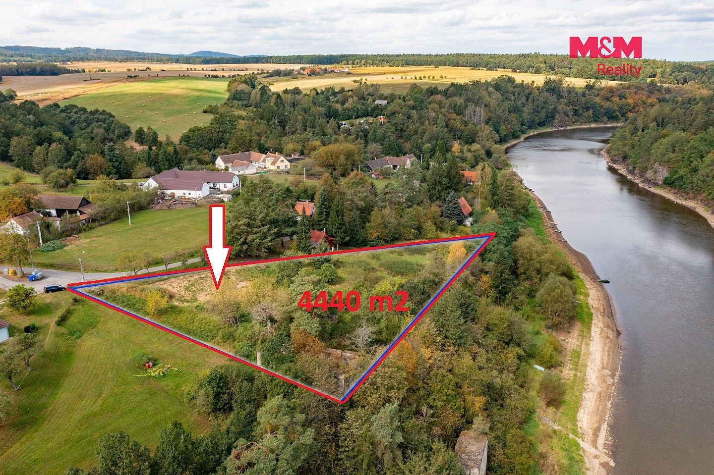 Pozemky pro bydlení, Albrechtice nad Vltavou, okres Písek - 2
