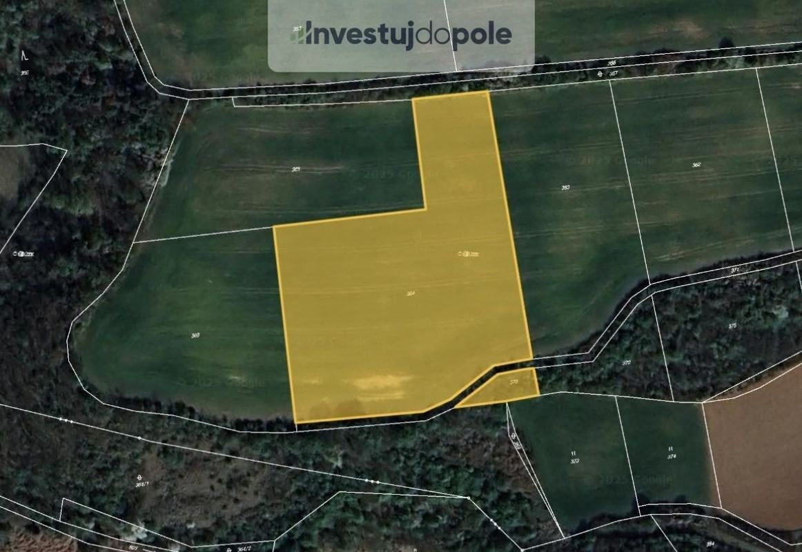 Prodej zemědělský pozemek - Jinočany, 252 25, 2 430 m²