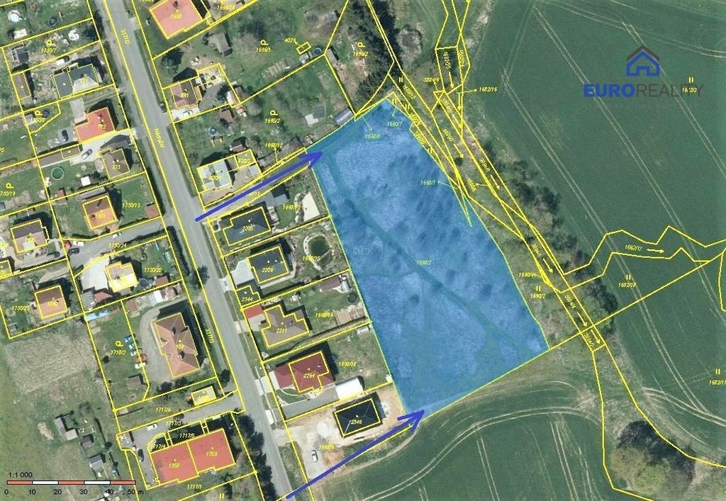 Prodej pozemek pro bydlení - Dukelských hrdinů, Planá, 5 800 m²