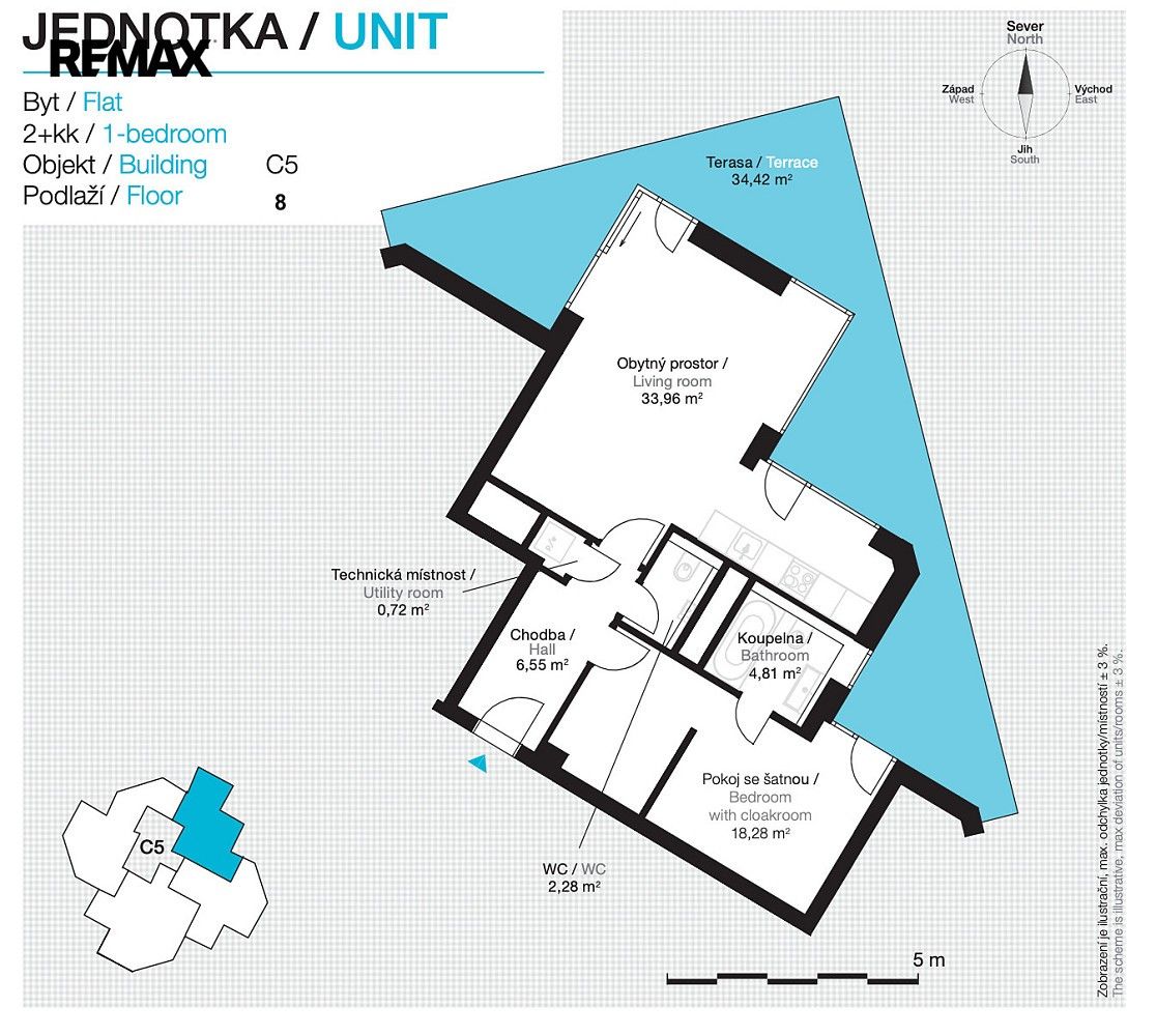Byt 2+kk · 73 m² · Praha - Žižkov, okres Praha 3, Hlavní město Praha - 3