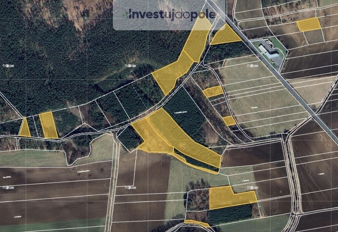 Lesy, Oseček, 96 975 m²