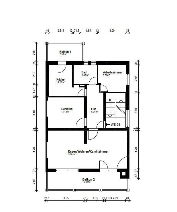 3+1, Hartenauer Str. 45, , Hessen, 98 m² - 1