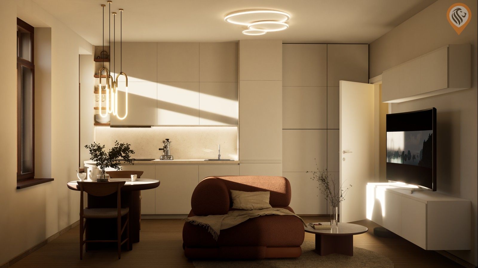 2+kk, Grafická, Praha Smíchov, 35 m² - 1