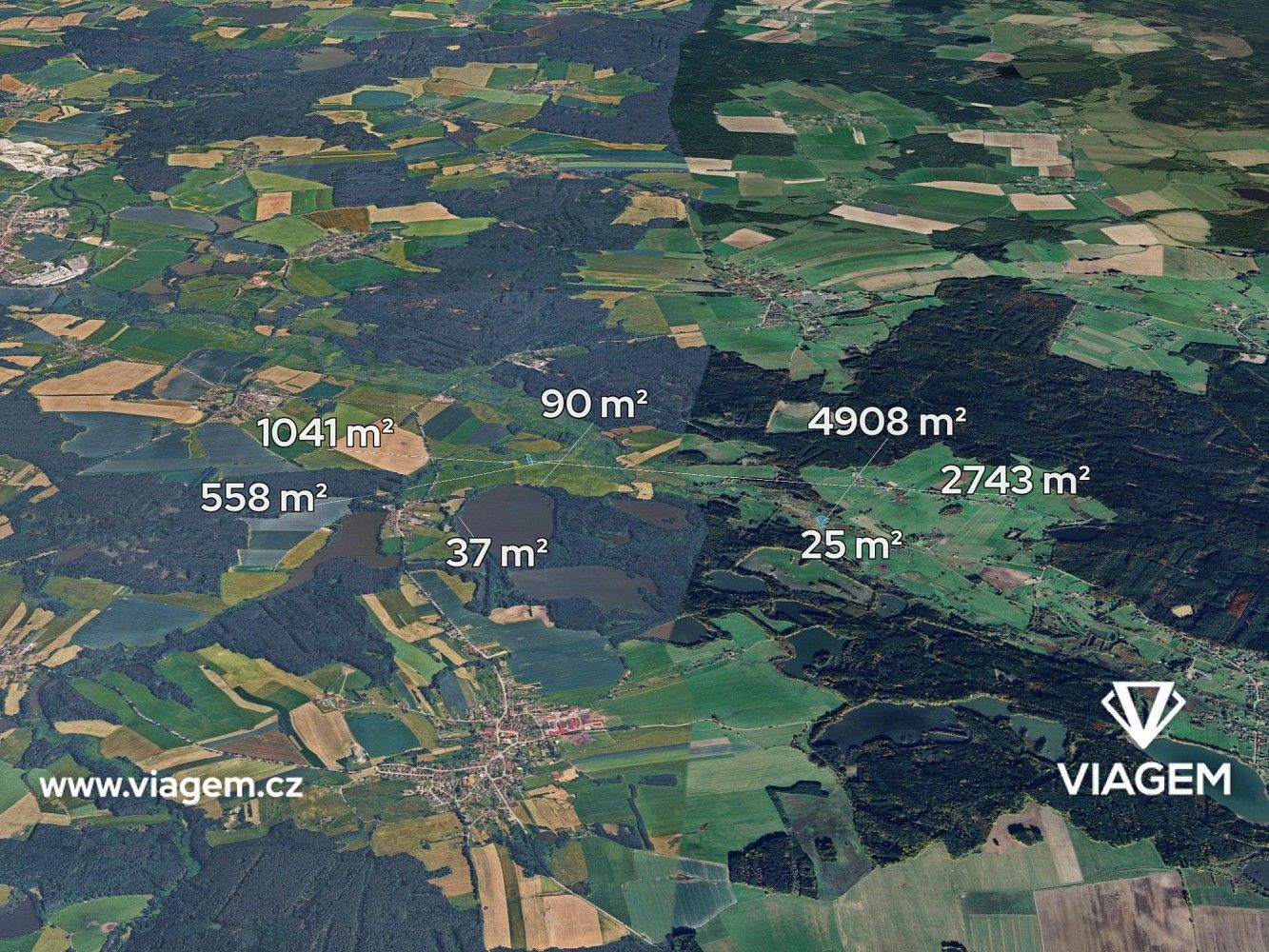 Zemědělské pozemky, Olešnice, okres České Budějovice, Jihočeský kraj - 1