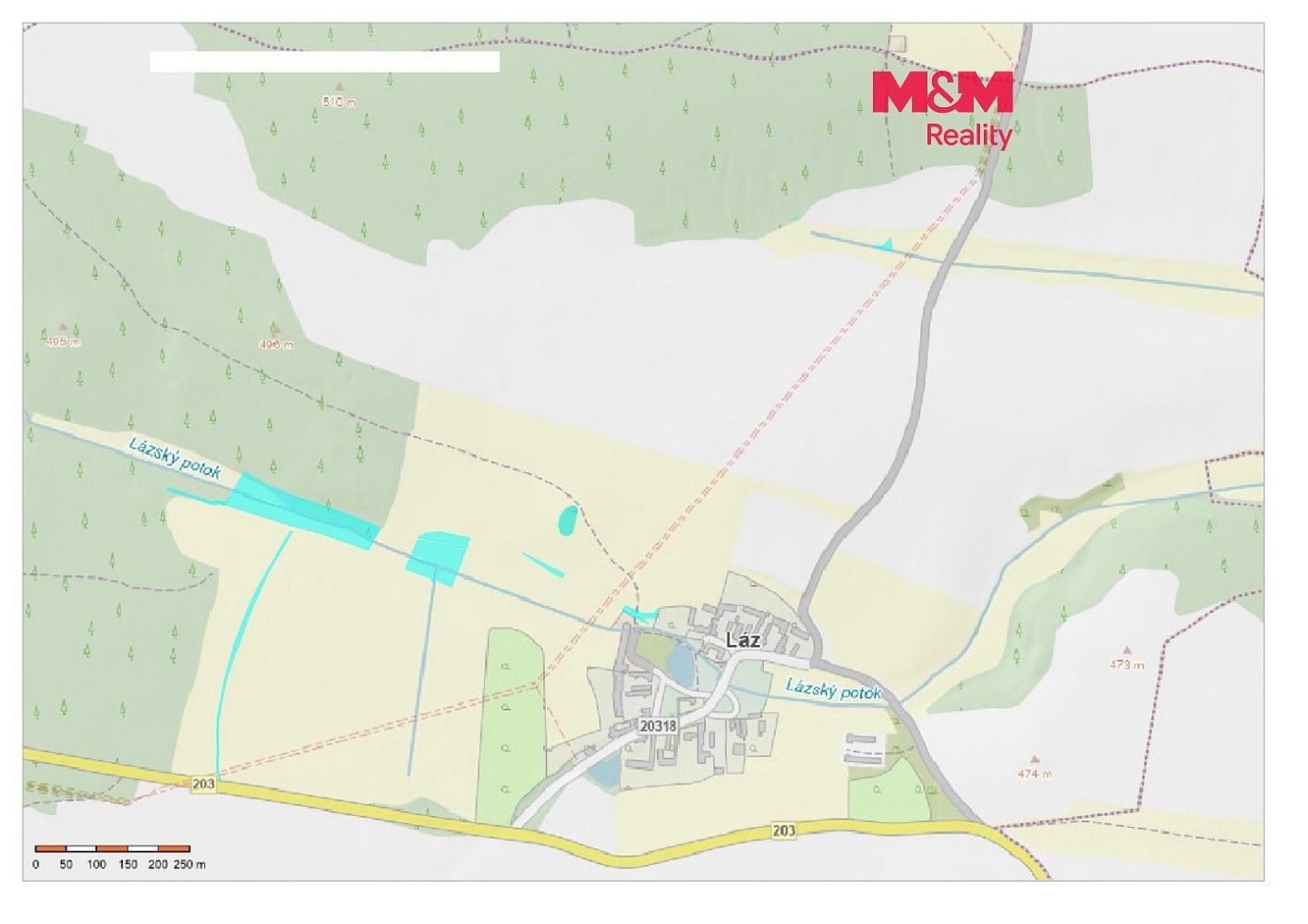 Prodej zemědělský pozemek - Kladruby - Láz, okres Tachov, Plzeňský kraj - 1