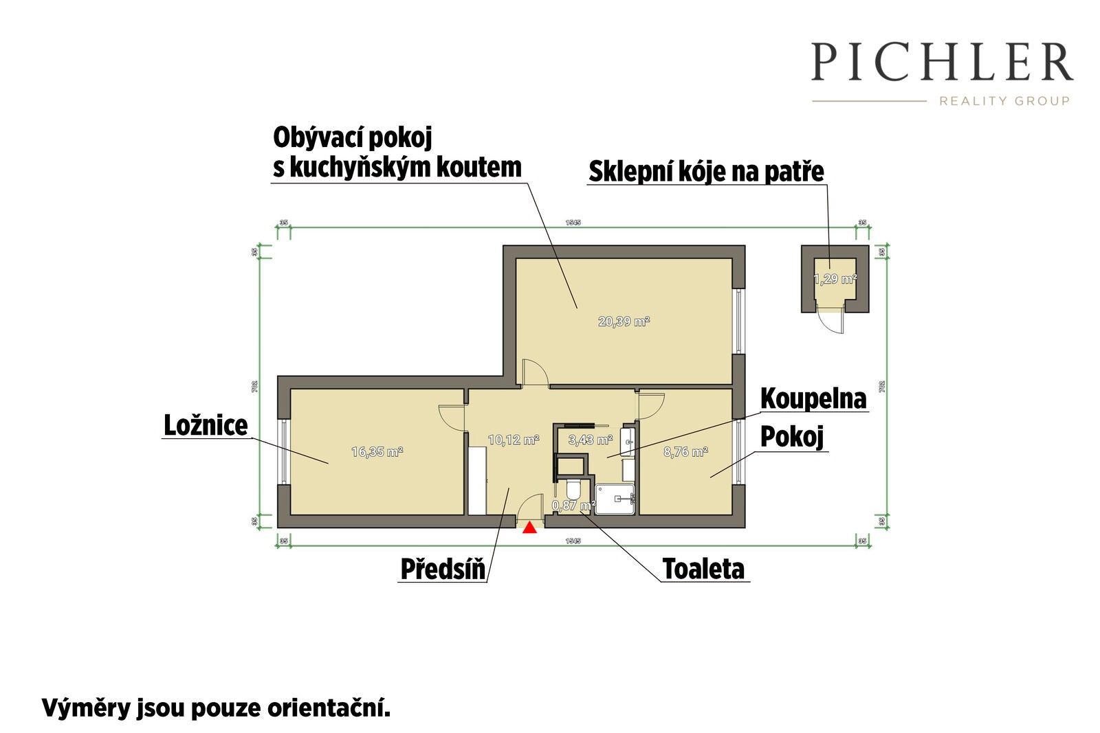 3+kk, Šimerova, Plzeň Doudlevce, 61 m² - 2