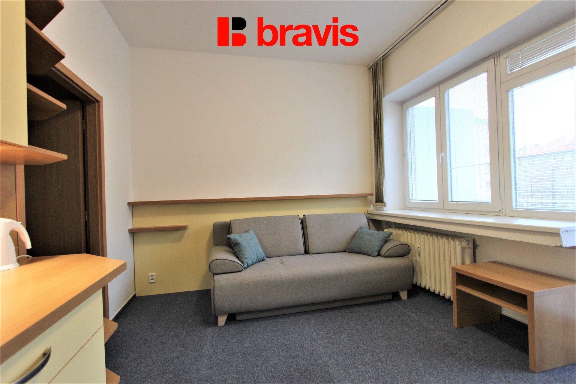 Pronájem byt 1+kk - Hoppova 880, Brno Veveří, 23 m² - 5