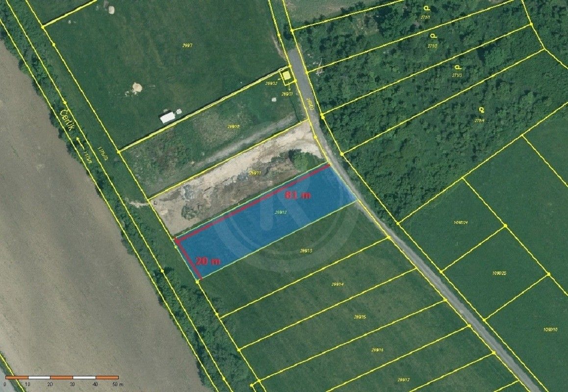 Komerční pozemky, Úsilné, 1 m²