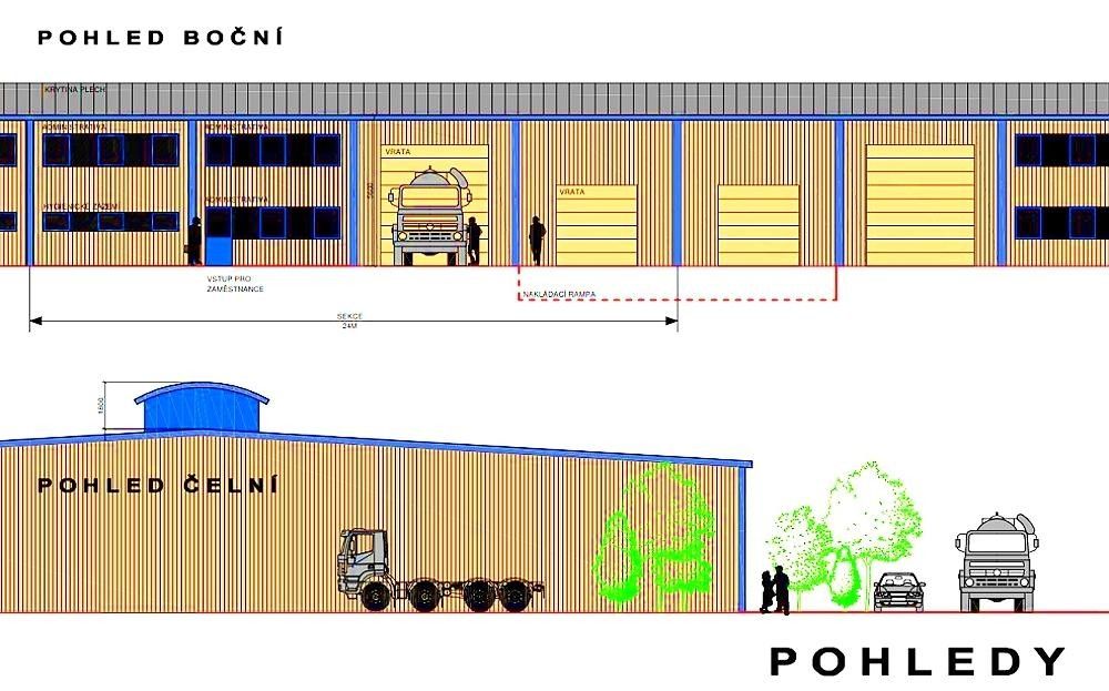 Pronájem sklad - Kozomín, 4 800 m²