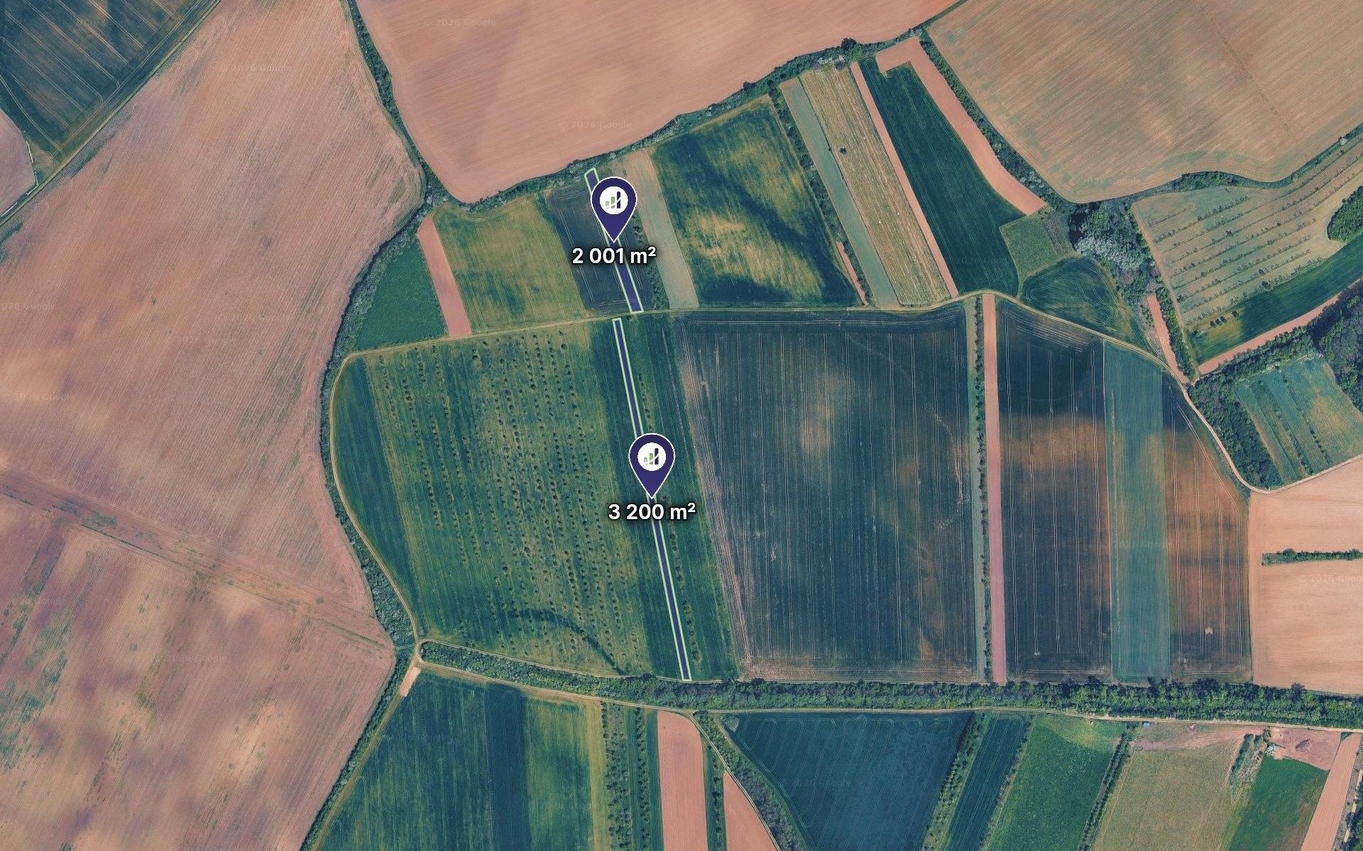 Zemědělské pozemky, Moravský Písek, 5 201 m² - 1