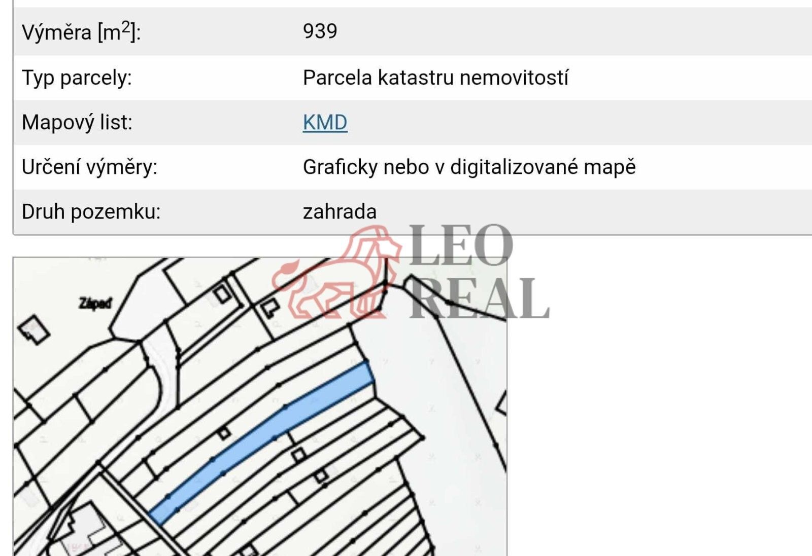 Prodej pozemek pro bydlení - Azurová, Brno, 939 m²