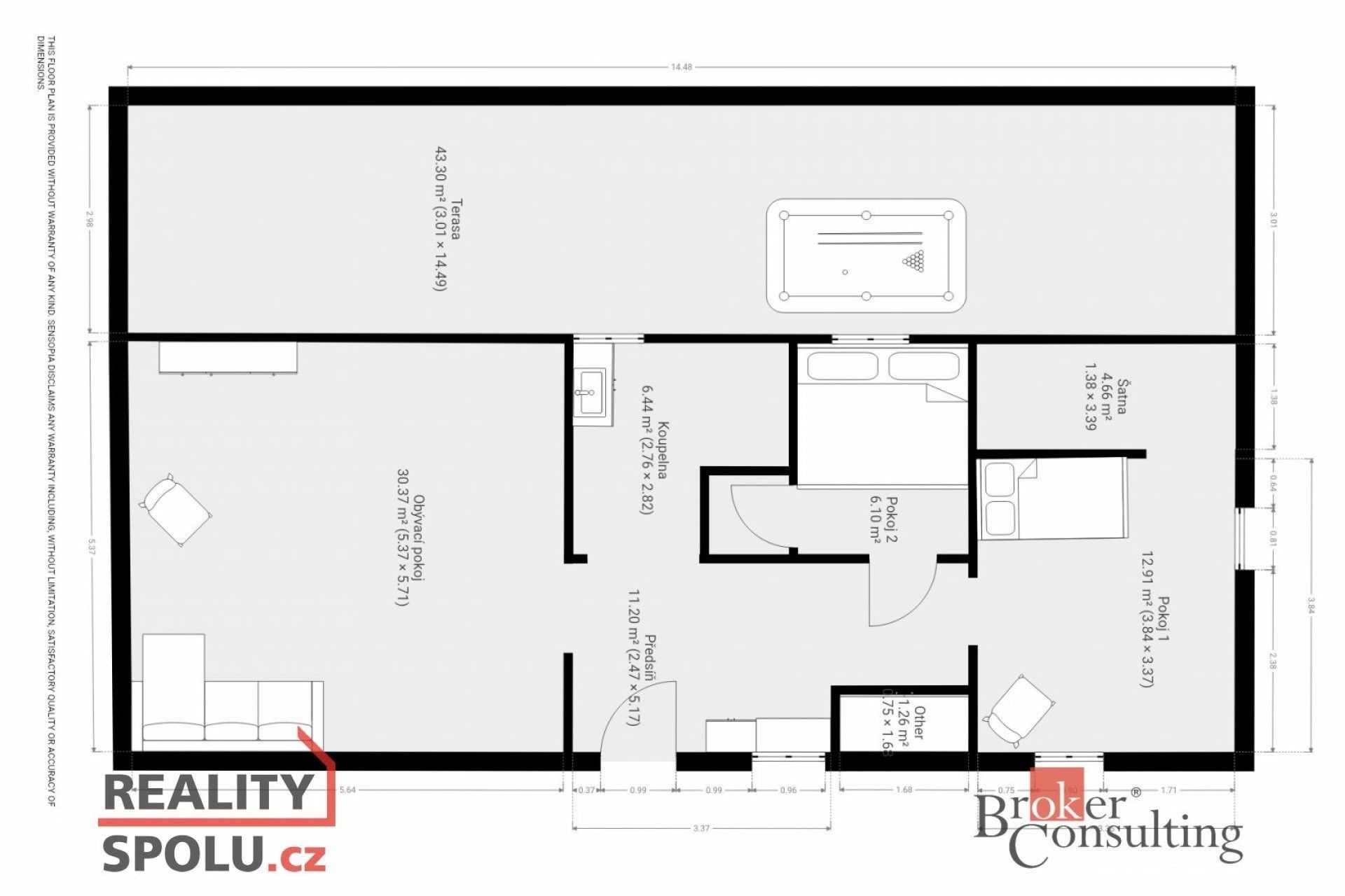 Prodej rodinný dům - V Podlesí, Třemošná, 90 m²