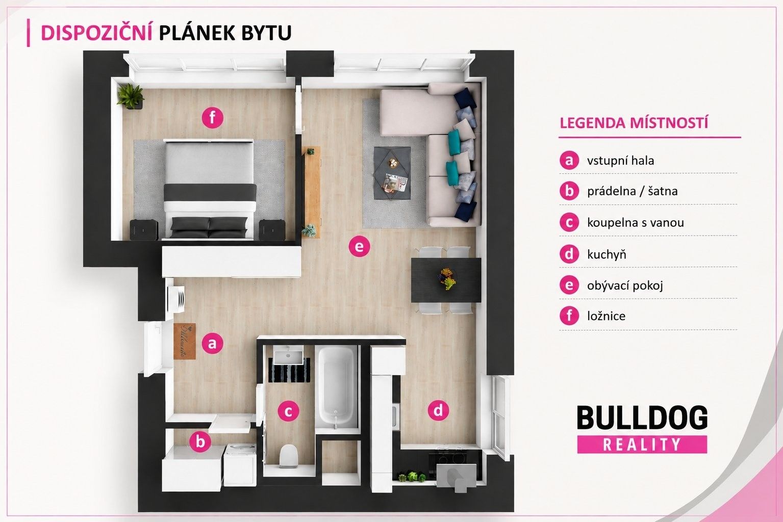 2+kk, Zálesí, Praha, 45 m² - 2