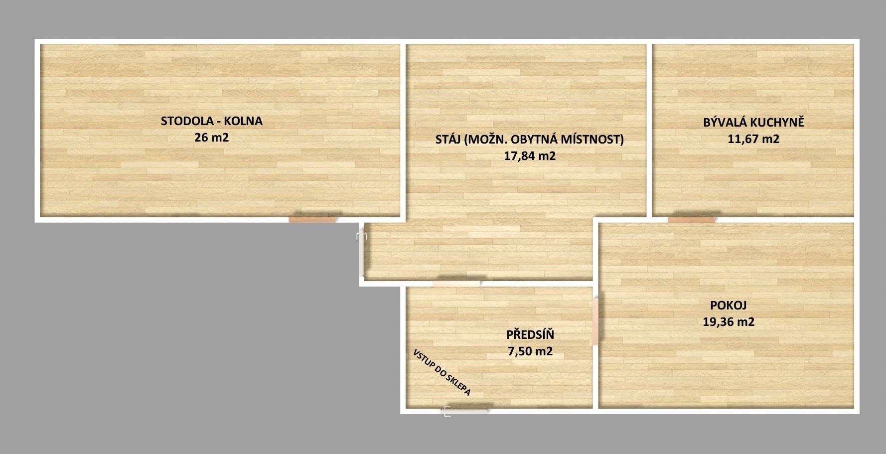 Rodinné domy, Tachov Vítkov, 56 m² - 2