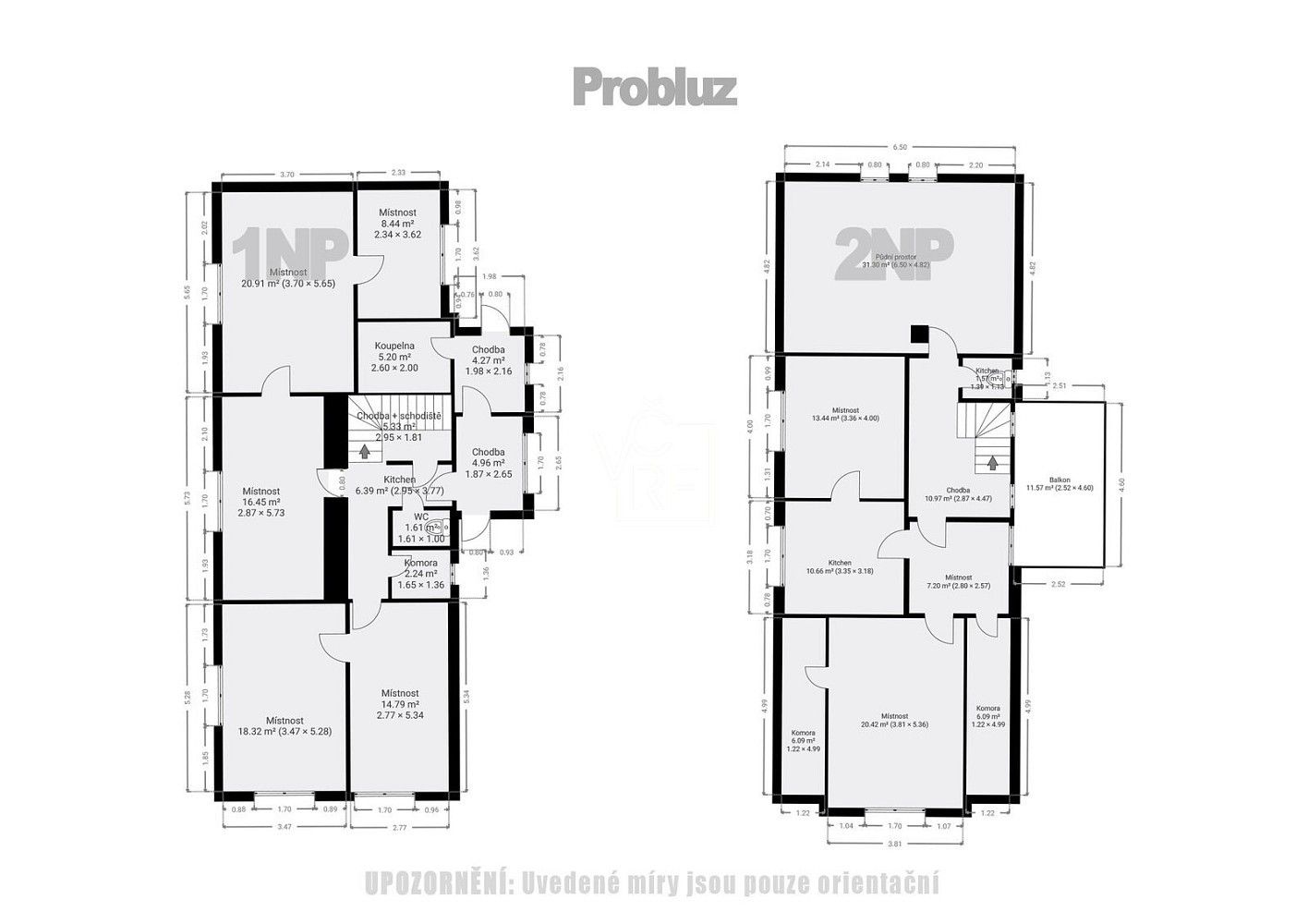Prodej rodinný dům - Dolní Přím - Probluz, okres Hradec Králové, 150 m² - 5