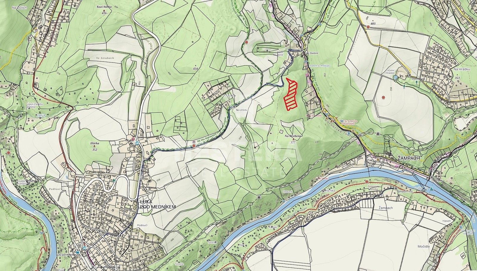 Prodej louka - Jílové u Prahy, okres Praha-západ, Středočeský kraj - 2