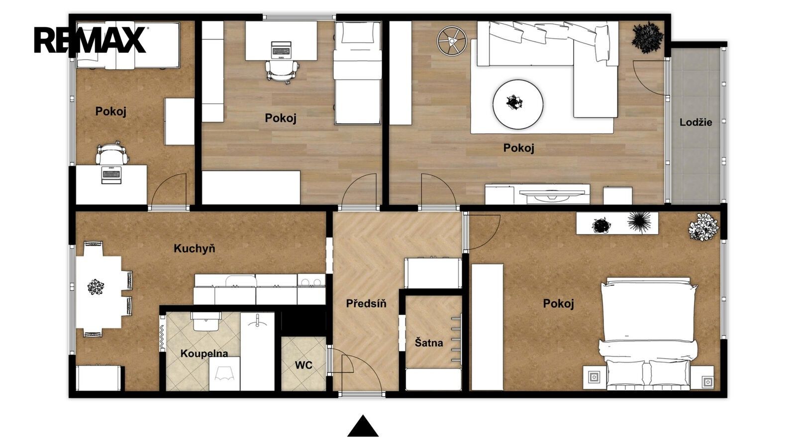 4+1, Generála Svobody 1712, Jirkov, 79 m² - 2