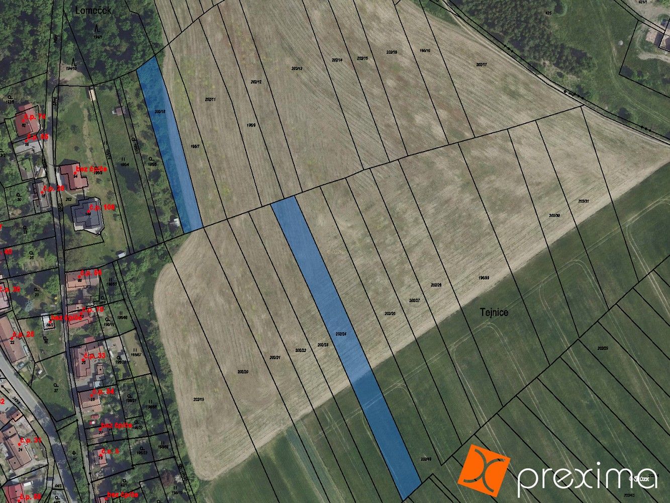Pozemek, 891 m²