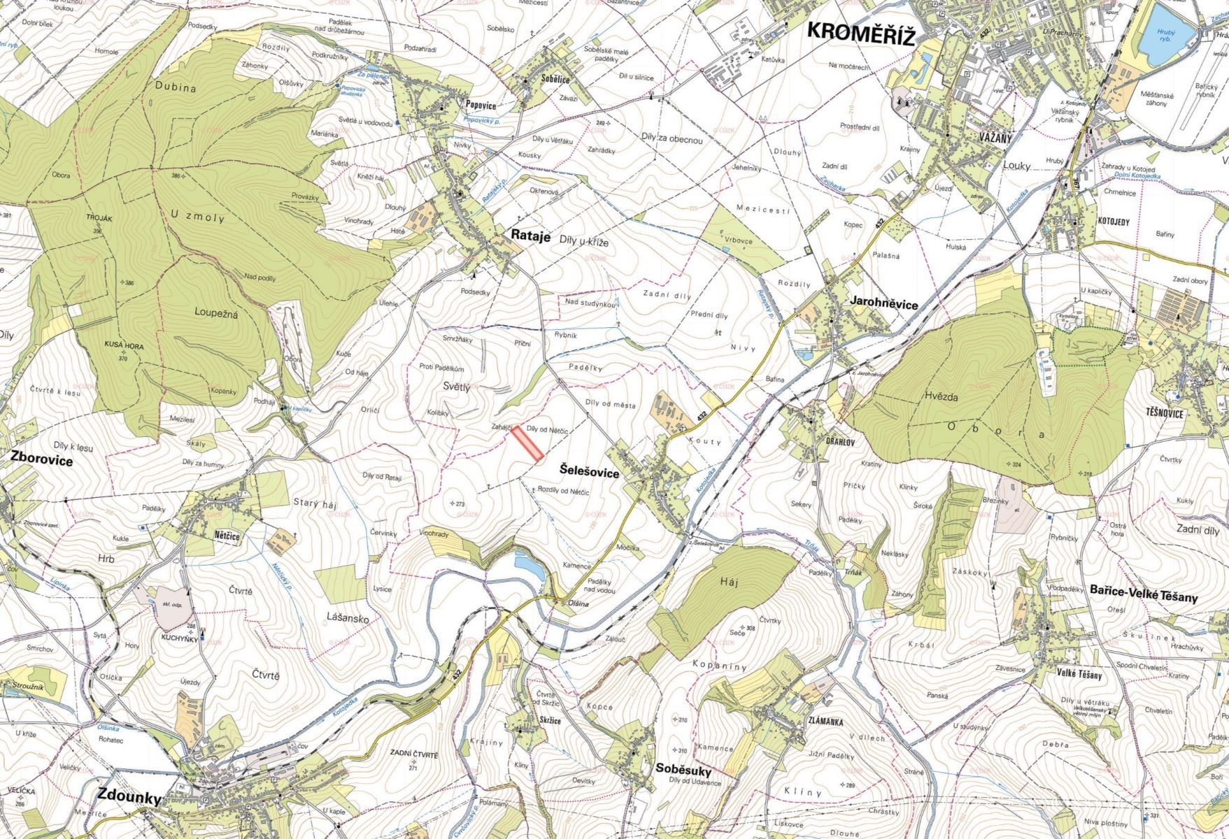 Prodej zemědělský pozemek - Šelešovice