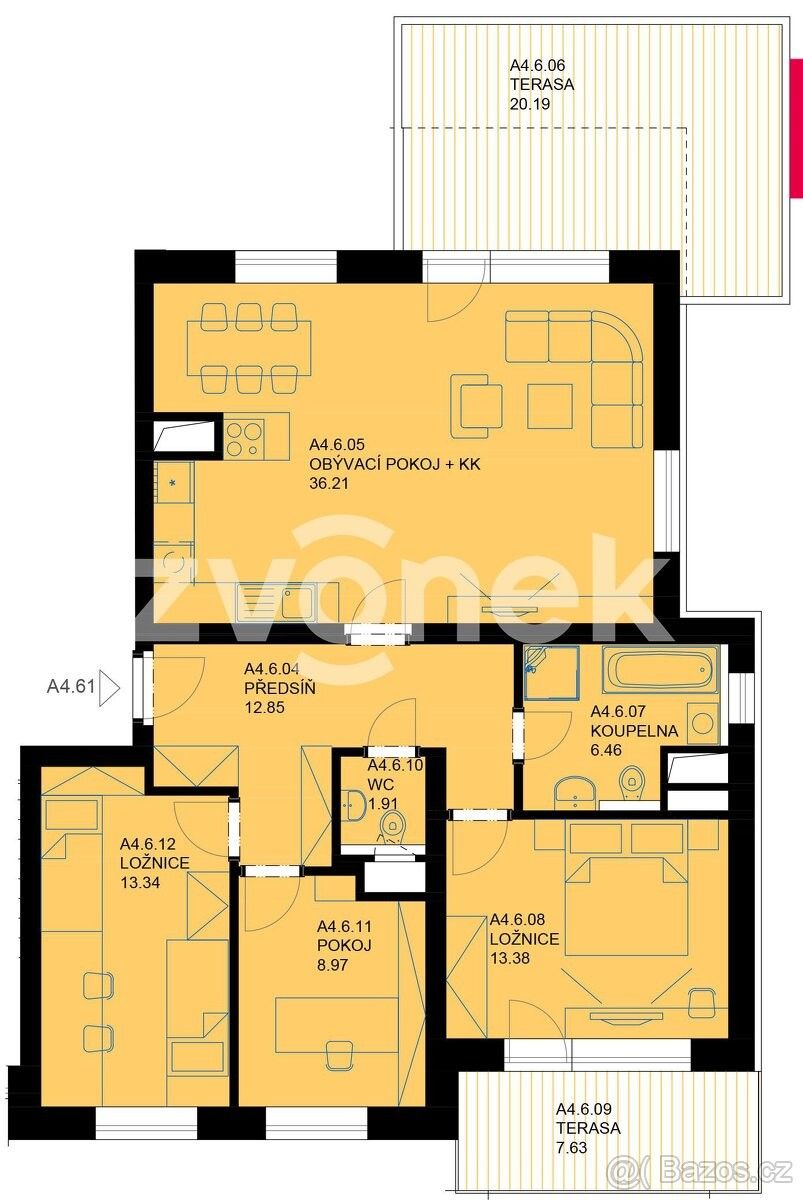 Prodej byt - Uherské Hradiště, 686 06