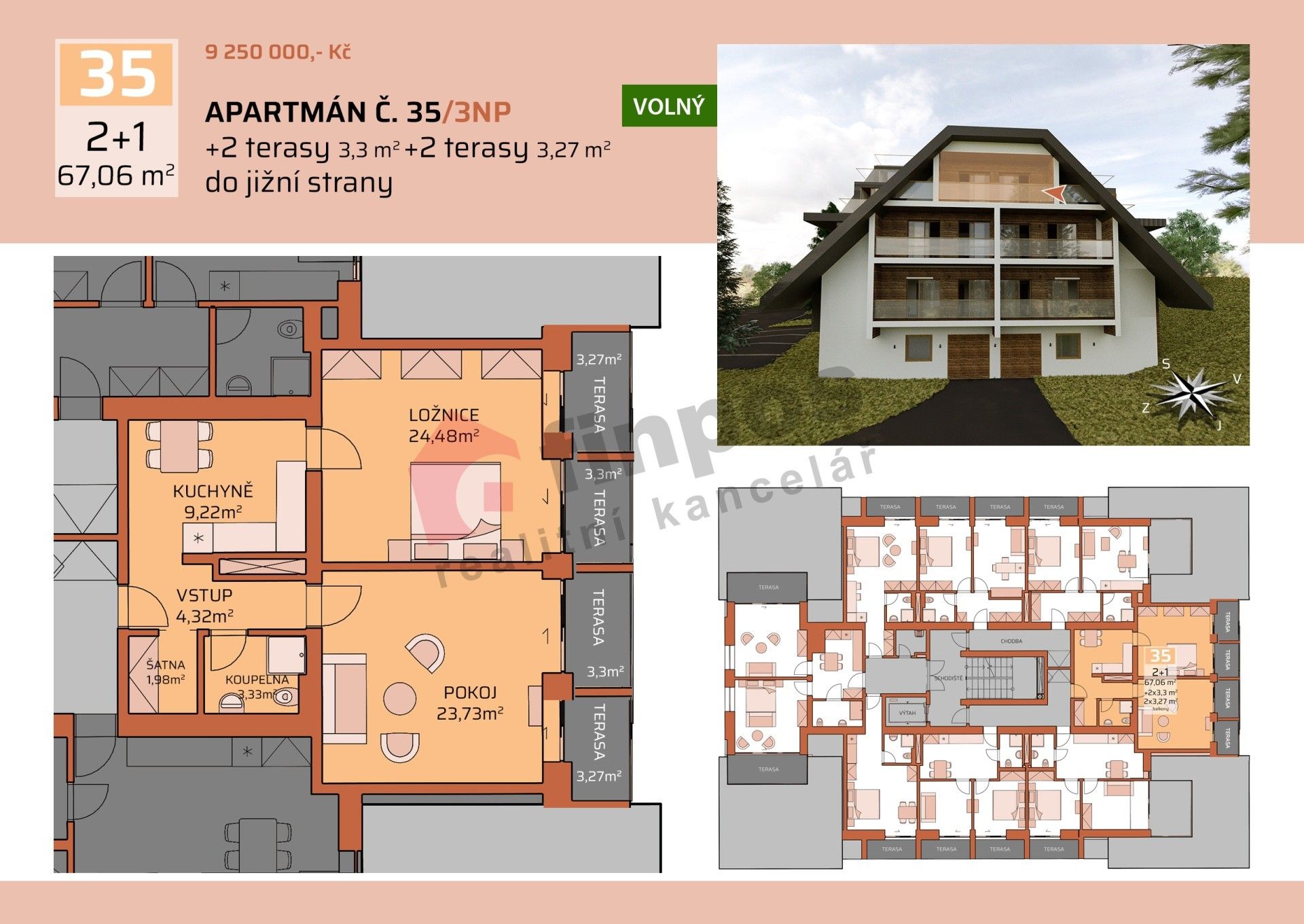 2+1, Benecko Štěpanická Lhota, 67 m² - 1