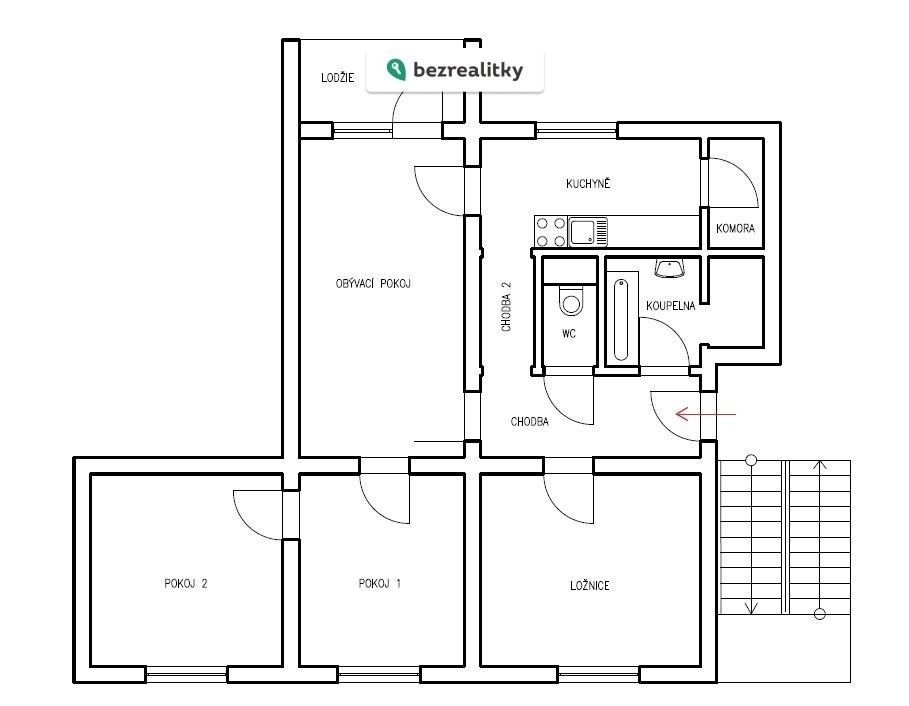 Prodej byt 4+1 - Antonína Slavíčka, Svitavy, 87 m²