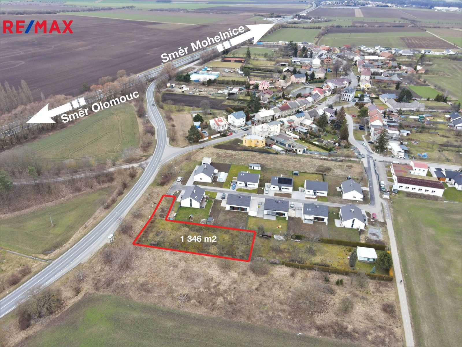 Pozemky pro bydlení, Křelov-Břuchotín, 1 346 m²