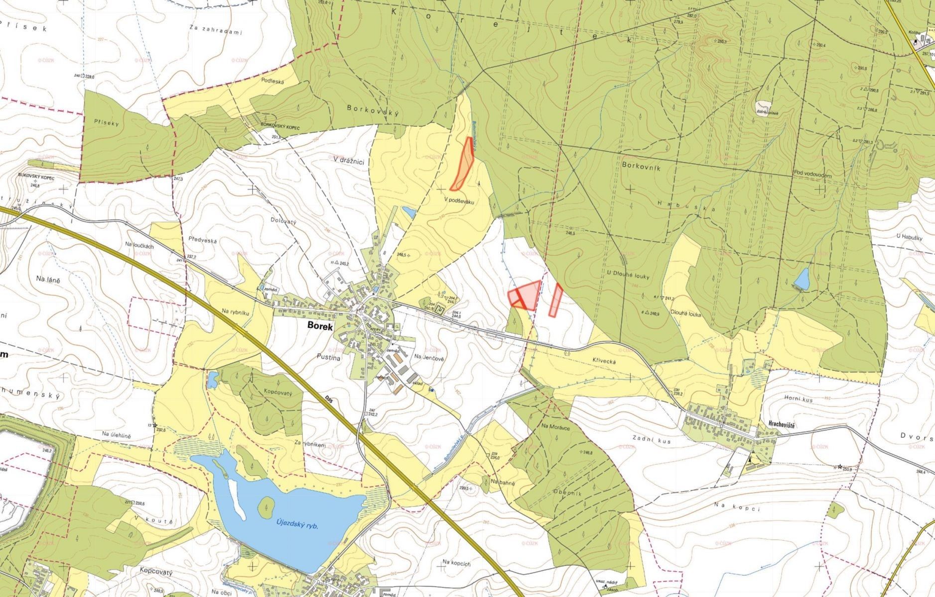 Prodej zemědělský pozemek - Borek