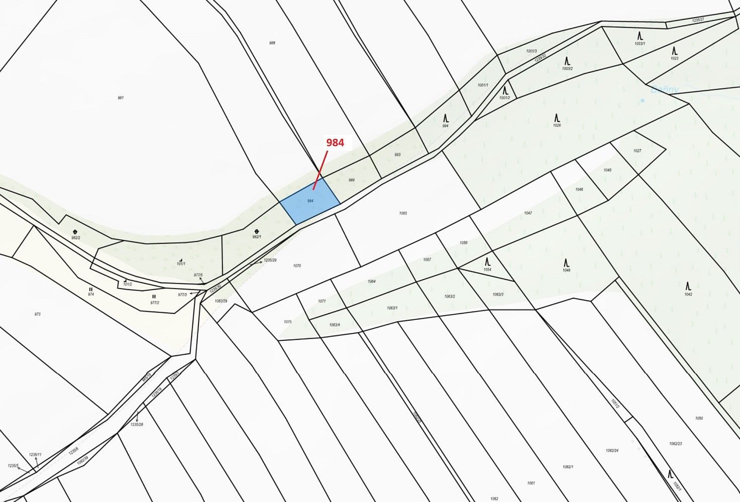 Pozemek · Borovník, okres Brno-venkov, Jihomoravský kraj - 3