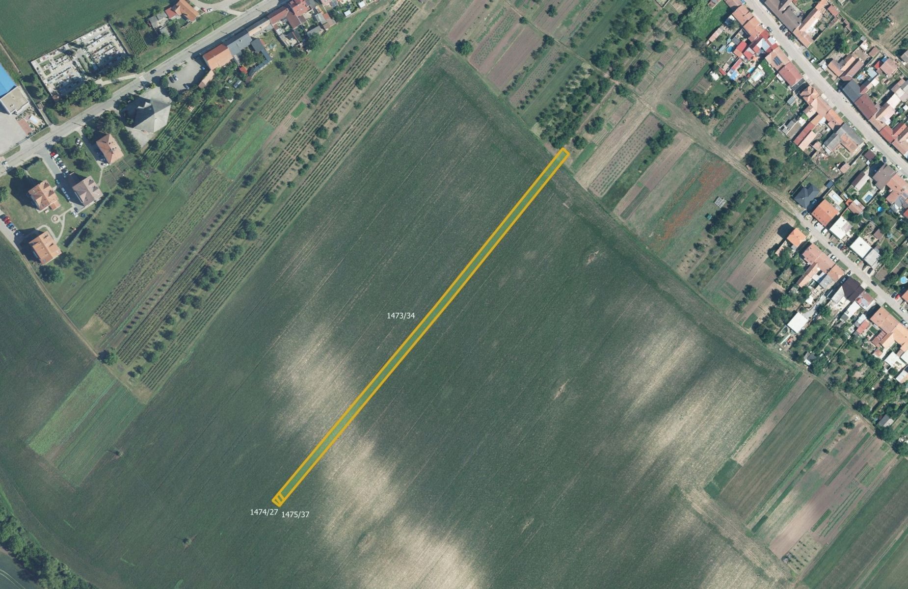 Zemědělské pozemky, Starý Poddvorov